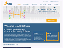 Tablet Screenshot of aissoftware.com